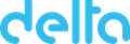 Delta Logo Blå Uten Tilleggstekst